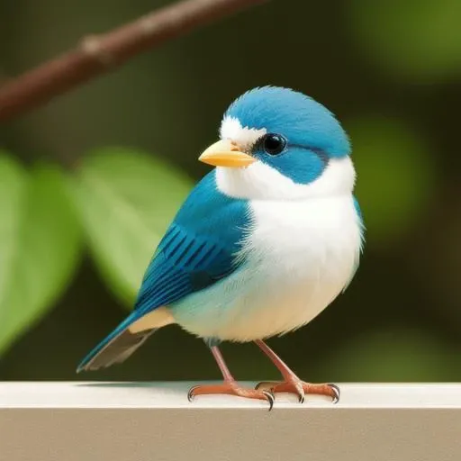 a cute cartoon little bird, pleading with camera, asking a question of viewer, big sad eyes, head tilted, full body, realistic, 8k, ultra-detailed, illustration, dynamic angle, masterpiece, best quality,