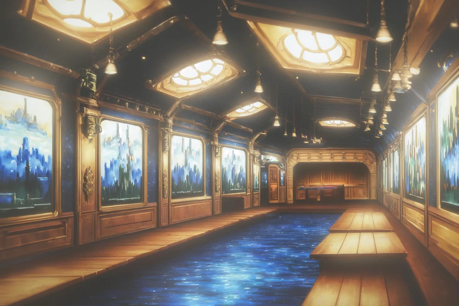 inside space station, space, <lora:merge:1>,(scenery), background, (masterpiece,best quality:1.6), scenery, extremely detailed, detailed background, science fiction, atmospheric lighting,depth of field,