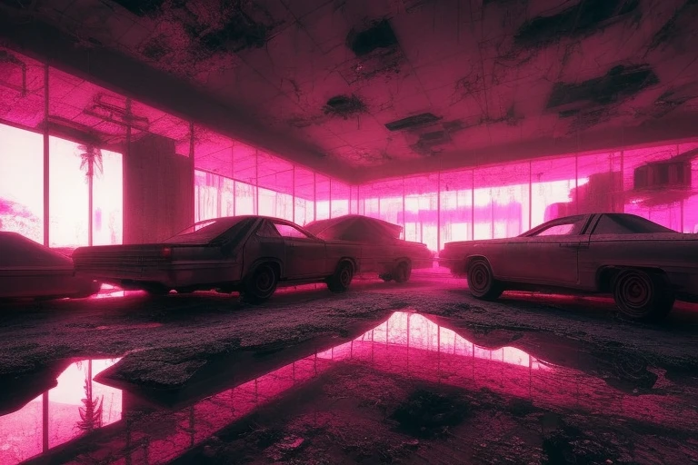 deconstruction of self, Neon futurism, hyperrealistic surrealism, dreamscape, award winning masterpiece with incredible details, zhang kechun, a surreal vaporwave , liminal space, highly detailed, Extremely detailed futuristic, Cleveland Ohio, cinematic ,rim lighting ,octane render, wvebg1