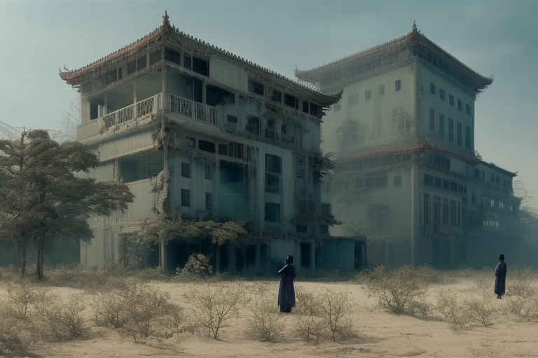 deconstruction of self, hyperrealistic surrealism, dreamscape, award winning masterpiece with incredible details, zhang kechun, a surreal vaporwave , liminal space, highly detailed, Extremely detailed futuristic, Cleveland Ohio, cinematic ,rim lighting ,octane render, wvebg1