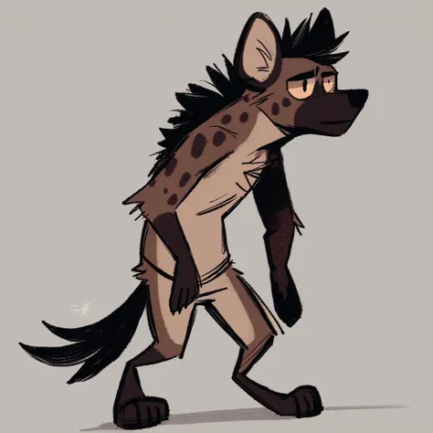 score_6_up, source_furry, rating_safe, solo, full-body portrait, anthro male hyena, thick lines, <lora:goronic-v1e1>