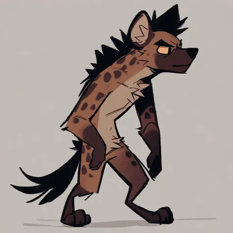score_7_up, source_furry, rating_safe, solo, full-body portrait, anthro male hyena, thick lines, <lora:goronic-v1e1>