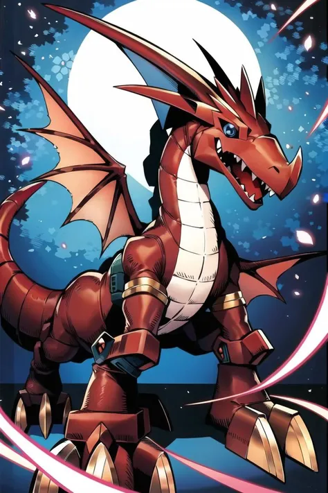 best quality, masterpiece, solo, <lora:digimon3-10:0.9>, digimon \(creature\), dragon,