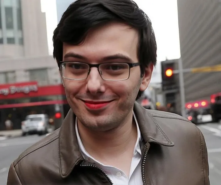 pharmabro person in drag at an applebees for drag queens in manhattan, ((bright red lipstick)), smug smile says /"fuck you bitch i'm fabulous"/