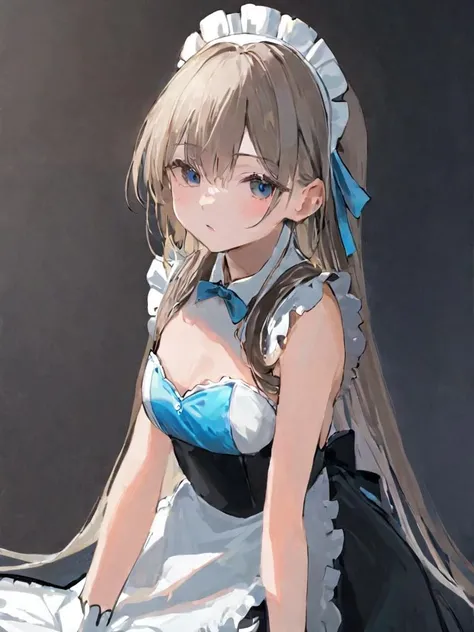 ultra-detailed,(best quality),((masterpiece)),(highres),original,extremely,<lora:yasinax_xl:1>,yasina,1girl,Maid attire,flat-chested