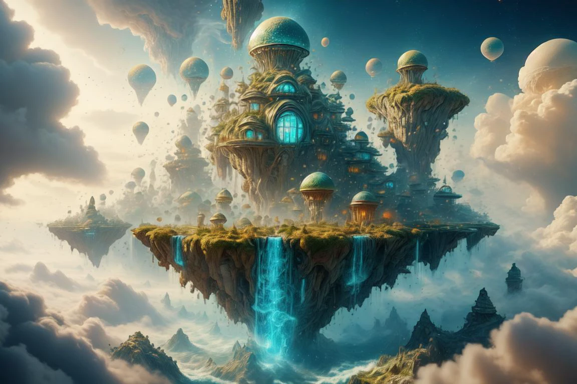 ethereal fantasy concept art of breathtaking hyperrealistic painting, volumetric lighting, 8k, epic composition, cinematic lighting, masterpiece, hdr, wondrous floating city, <lora:20231226-1703571263470:1> aircity <lora:WC-girl-bubbles-water-style-darquelilly-v1:0.6> gbwstyle <lora:ExoBioTech-20:0.6> exobiotech, bio, scifi, masterpiece, award-winning, professional, highly detailed, magnificent, celestial, ethereal, painterly, epic, majestic, magical, fantasy art, cover art, dreamy