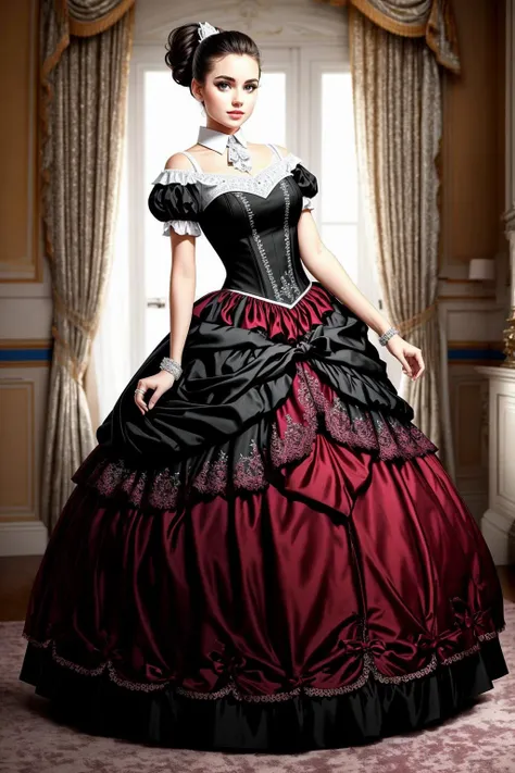 ((Masterpiece, best quality)), 
ballgown,edgPreppy,edgPreppy, a woman in a ballgown posing for a picture ,wearing edgPreppy with ballgown,set of edgPreppy clothes
 <lora:edgPreppyGown:1>