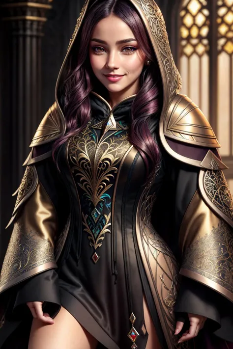 ((Masterpiece, best quality,edgQuality)),smiling,excited,blush,
edgFD, a hoodie made of golden stained glass,design,woman wearing edgFD_hoodie, fantasy_dress
<lora:edgFantasyHoodies:1>