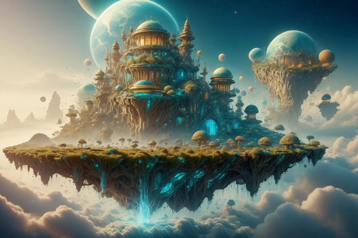 ethereal fantasy concept art of breathtaking hyperrealistic painting, volumetric lighting, 8k, epic composition, cinematic lighting, masterpiece, hdr, wondrous floating city, <lora:20231226-1703571263470:1> aircity <lora:WC-girl-bubbles-water-style-darquelilly-v1:0.6> gbwstyle <lora:ExoBioTech-20:0.6> exobiotech, bio, scifi, masterpiece, award-winning, professional, highly detailed, magnificent, celestial, ethereal, painterly, epic, majestic, magical, fantasy art, cover art, dreamy