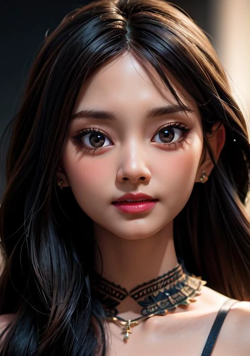 (close up), bokeh, black hair, simple dress, tztwtzuyu, more_details, (8k, best quality, masterpiece:1.2),(intricate details:1.4),(photorealistic:1.4),octane render, complex 3d render ultra detailed, studio soft light, rim light, vibrant details, ultra detailed, realistic skin texture, detailed face, extremely detailed CG unity 8k wallpaper, makeup,(detailed random background:1.2), (full body) petite
<lora:tzuyuv2:0.7>
<lora:more_details:0.68>