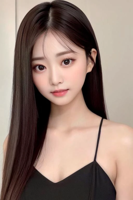 (RAW photo, best quality), (realistic, photo-realistic:1.3), best quality ,masterpiece, an extremely delicate and beautiful, extremely detailed ,CG ,unity ,2k wallpaper, Amazing, finely detail, masterpiece,light smile,best quality, extremely detailed CG unity 8k wallpaper,huge filesize , ultra-detailed, highres, extremely detailed, iu,asymmetrical bangs,short bangs,bangs,pureerosface_v1,beautiful detailed girl, extremely detailed eyes and face, beautiful detailed eyes,light on face,looking at viewer, straight-on, staring, closed mouth,black hair,long hair, collarbone, bare shoulders, longeyelashes, upper body,1girl,tztwtzuyu, (full body:1.3), (highly detail face: 1.5), (beautiful ponytail:0.5),beautiful detailed eyes, beautiful detailed nose, realistic face, realistic body, comfortable expressions,smile, look at viewer,comfortable expressions,
<lora:tzuyuTWICE_tzuyuV156:0.7>
