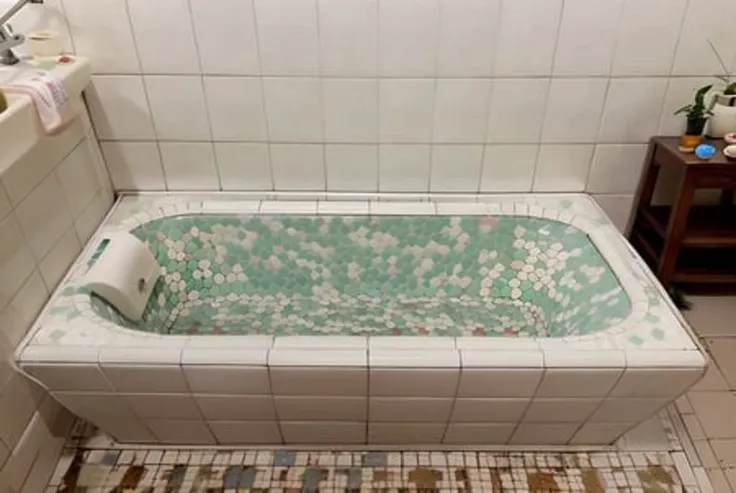masterpiece, high quality, a bathtub ,8k uhd, dslr, soft lighting, high quality, film grain, Fujifilm XT3 <lora:100_Taiwan old bathtub_1v5_768_0001BD5e_NR128NA128off:0.8> , bathtub_\(Taiwan\)