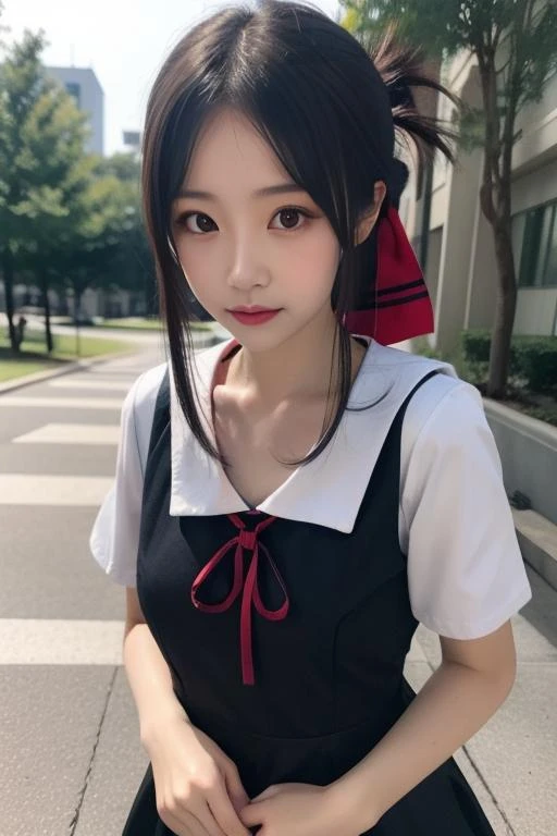 Photo quality,Masterpiece,Realistic,(14 year old cute Japanese girl:1.9),(Detailed young face:1.9),(Very embarrassed look:1.9),(Angle from below,Thin legs:1.9),(Wearing black Gothic Lolita fashion:1.9)(Adult video package shoot:1.9),(Posing to seduce men in the park,Inner thigh visible:1.9),((Droopy eyes:1.9)),((Body type of a 14 year old girl,Small Tits:1.9)),(Cute school girl hairstyle:1.9),((Skinny Legs)),Very pale skin,Show your forehead,Detailed body,Detailed hands,No makeup