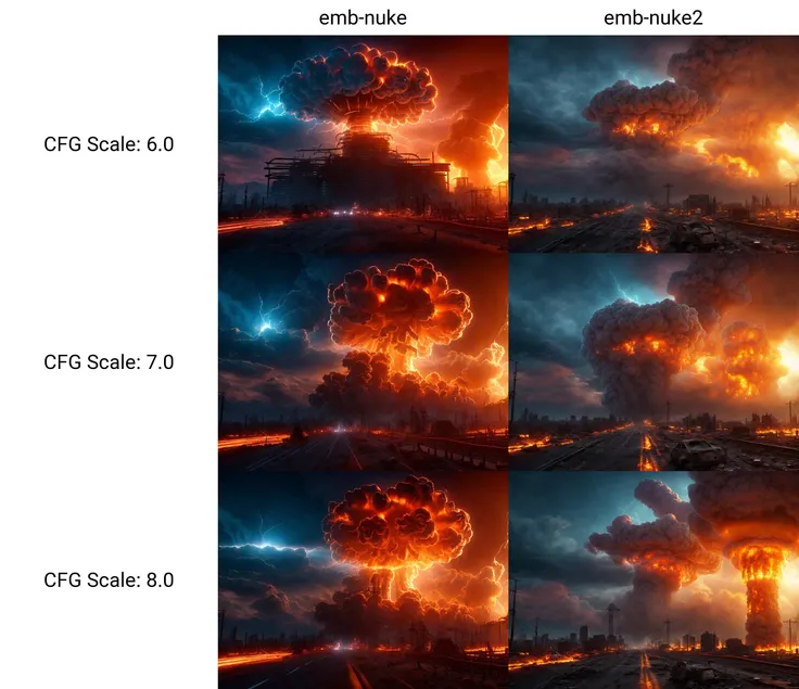 one large illuminated nuclear blast with shockwave by emb-nuke in the distance,photo of a filthy post-apocalyptic street, burned-out buildings,abandoned cars, trash on the sidewalk
(highly detailed:1.2),(best quality:1.2),(8k:1.2),sharp focus,(subsurface scattering:1.1),award-winning photograph,professional portrait photography
(very detailed background:1.2),dramatic lighting,35mm,detailed concept art