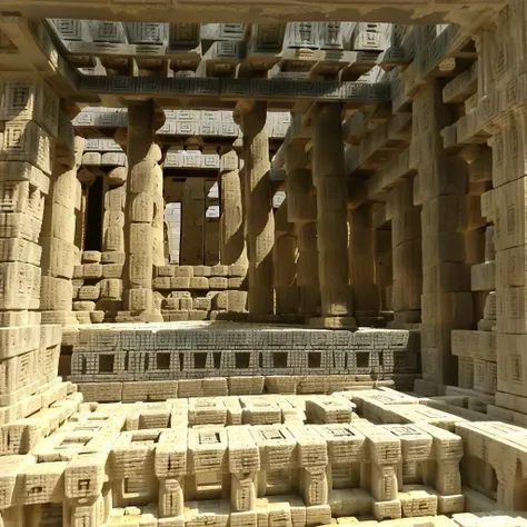 <lora:MENGERSPONGE:0.5> Menger Sponge , (ancient temple:1.5)