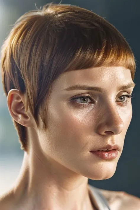 closeup photo of a (young:1.0) sks woman, (oiled shiny skin:1.0), (undercut:1.3) hair,
(8k uhd:1.0), (best quality:1.0), (masterpiece:1.0), (sharp focus:1.0), grey background,
<lora:CR-BryceDallasHoward-malcolmrey:1>