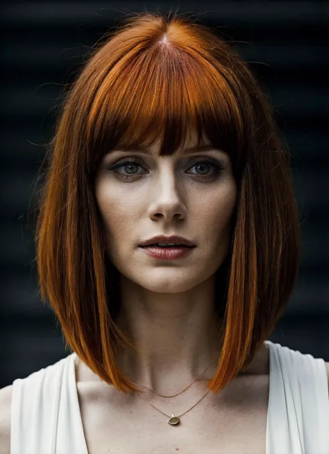 portrait of sks woman by Flora Borsi, style by Flora Borsi, bold, bright colours, orange Mohawk haircut, ((Flora Borsi)), <lora:locon_bdh_v1_from_v1_64_32:1>