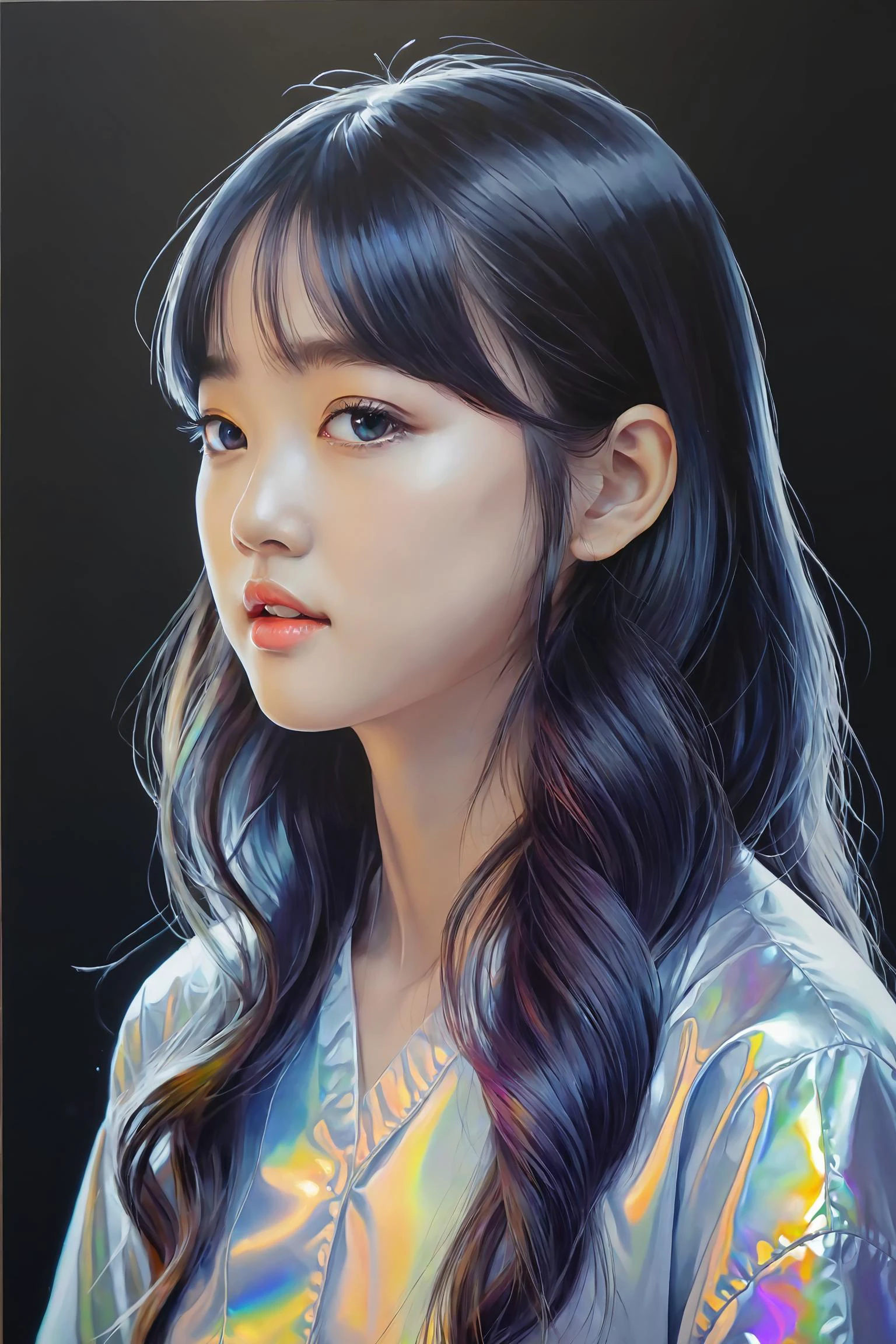 iridescent painting, prismatic, holographic, chromatic aberration,
masterpiece, best quality, 1girl, <lora:kwFemale_Beta40-SDXL_v1:1>, asian