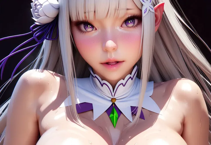 re:zero,emilia,nsfwEM,High quality, high definition, details, hyper realism, high detail, octane render, 8k,<lora:MJ52:0.5> <lora:add-detail-xl:1>