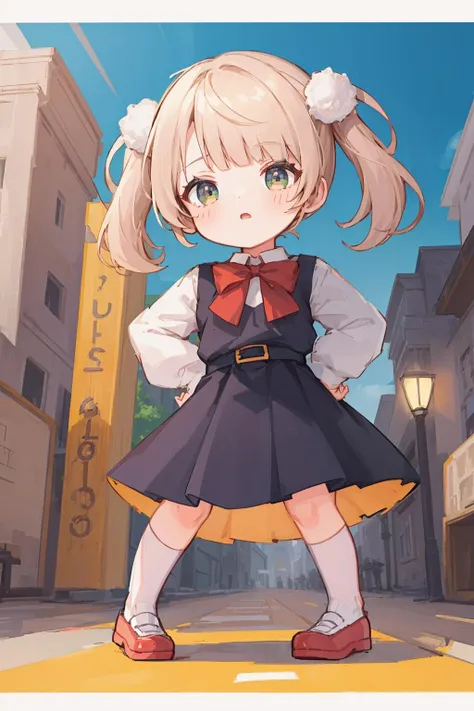 ((((ultra illustrated style:1.0)))),best quality,best animated,masterpiece,ray tracing, global illumination,school uniform,chibi,1girl, solo, standing,full body, looking at viewer, outdoors,hands on hips,
<lora:Shigure Ui-000008:0.7><lora:chibi-000005:0.6>