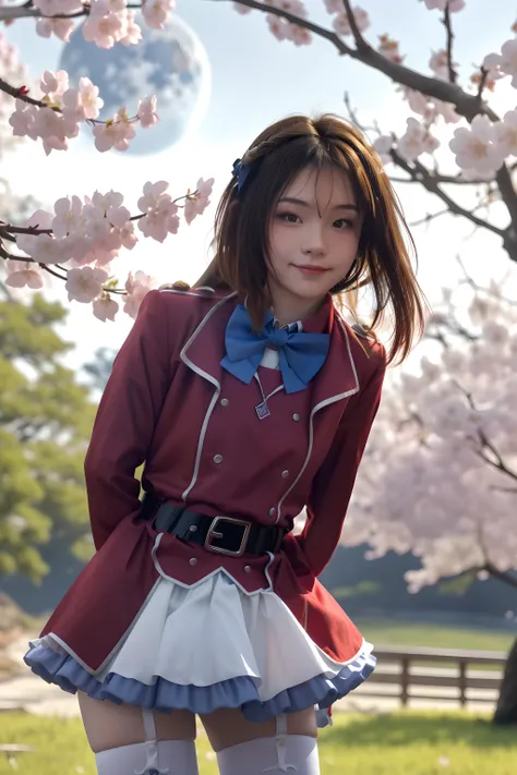 <lora:zyc_gandezblood:1>looking at viewer,
1girl,
1girl, solo, long hair,very long hair, blonde hair,blonde hair, cone hair bun, hair ornament, hair intakes, ahoge, bangs, red eyes, blue bowtie, red jacket, red coat, long sleeves, belt, white skirt, garter straps, white thighhighs
<lora:qqq-sexypantyhose-v1:0.8> ,white pantyhose,
(masterpiece, high quality, best quality), ((delicate eyes and face), volumatic light, ray tracing, extremely detailed CG unity 8k wallpaper, realistic,photorealistic, cowboy shot,
<lora:BetterFeet:0.8>