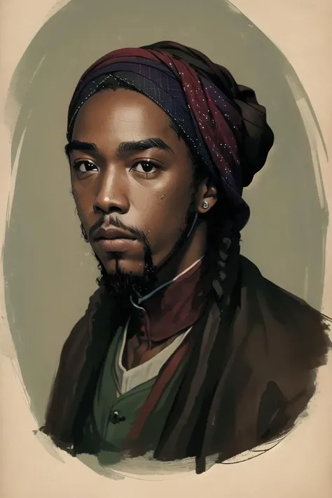 (masterpiece,best quality:1.5), (style of Ert\u00e9:1.5)
portrait, (Omar Little:1.2)