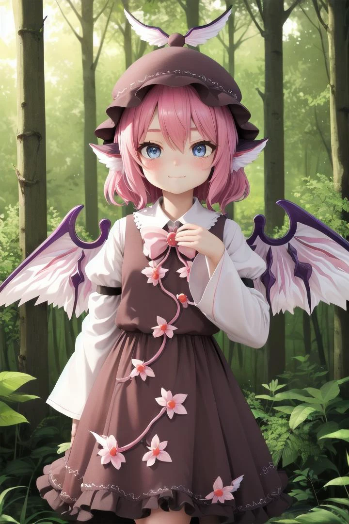 <lora:lorelei:0.8> mystia lorelei, 1girl,hat,pink hair,dress, animal ears,wide sleeves, wings,sneer,
wooden shrine in a forest,sparkling eyes, energetic eyes,
The soft lighting and detailed surroundings create an immersive environment where imagination runs wild hyper-detailed,hyper-detailed face, high quality visuals, dim Lighting, sharply focused, octane render, 8k UHD
