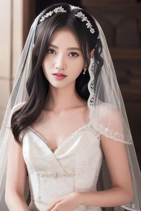 a girl, style-bridal <lora:Test-000004:1>, masterpiece,ultra realistic,32k,extremely detailed CG unity 8k wallpaper, best quality