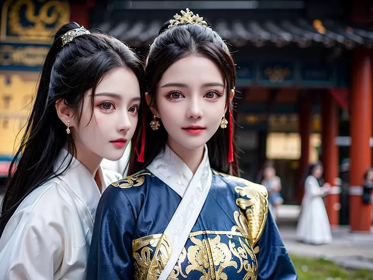 feiyu_clothes, blue fabric, gold embroidery, black bracer with golden embroidery, high hair bun, depth of field, night cityscape, (5girls:1.6), ulzzang-6500v1.1, (original: 1.2), (realistic: 1.3) , beautiful girl with beautiful details, extremely detailed eyes and face, eyes with beautiful details, absurd, incredibly absurd, huge file size, ultra detail, high resolution, ultra detailed, best quality, masterpiece, illustration, ultra detailed and beautiful, ultra detailed, CG, unity, 8k wallpaper, amazing, fine Detail, masterpiece, top quality, official art, extremely detailed CG unity 8k wallpaper, cinematic lighting, (perfect shiny skin:0.6), slim and smooth lines, (floating), (large breasts:1), earrings , <lora:Feiyu_clothes_v1:0.8> <lora:koreanDollLikeness_v15:0.2>, masterpiece, best quality,