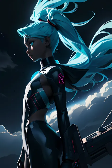 (masterpiece, best quality, highly detailed, dynamic angle, 8k)
dark celestialskin body , void cosmic body, colored skin, flat color, jet black skin, silhouette,<lora:CelestialSkin2:0.9> 1girl, looking at viewer,simple background, hatsune miku, cloudy sky , standing cowboy shot,
<lora:weight_slider_v2:.-1.4>
<lora:epi_noiseoffset2:1.2>
<lora:add_detail:.4>