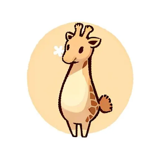 <lora:qline:0.9>,giraffe,\(qline\),simple background,, masterpiece, best quality,