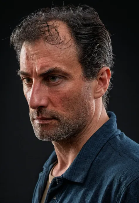 <lora:Yann:0.85>, medium body shot, side view, realistic photo of a man, looking at the camera, sharp forcus, highly detailed, best quality, masterpiece, masterwork, bestselling, 4KUHD, rawphotography, DSLR, professional photography, grand, studio quality