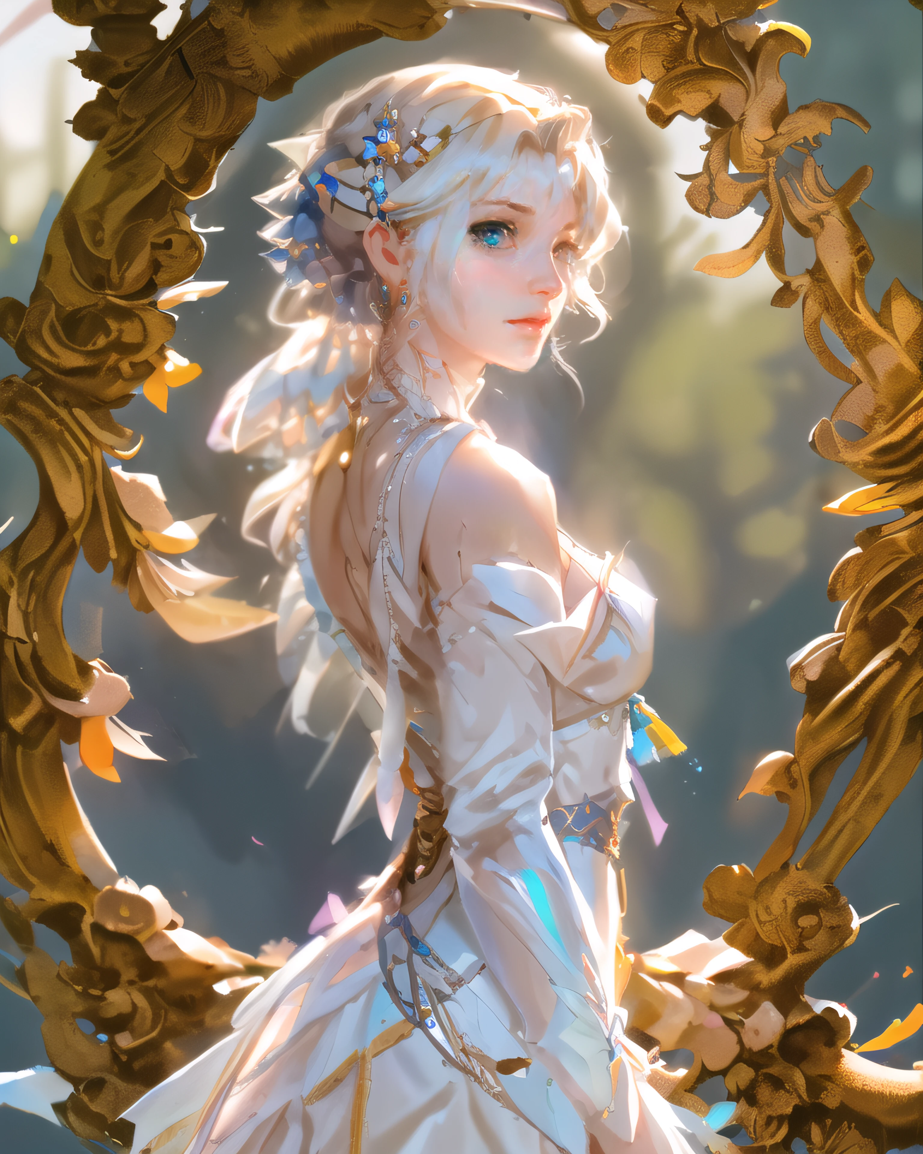 beautiful female face, DBfantasyart