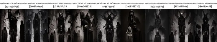 horror theme, shadow, looking at viewer, teeth, hood, cloak, hood up, rain, hooded cloak, (solo: 1.1), <lora:shadow_lora-10:2> <lora:add_detail:0.7> <lora:epi_noiseoffset2:0.8>
BREAK
<lora:vergvoktre_finetuned:0.4> by vergvoktre, dramatic, gritty, nightmare, intricate details, hyperdetailed, cinematic, dark shot, film grainy, soothing tones, muted colors, technicolor