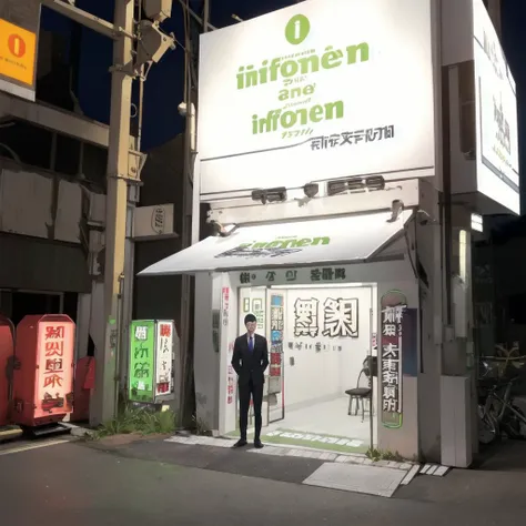 best quality, ultra-detailed, illustration,
annaizyo, storefront, road, scenery, sign, neon lights, night, outdoors, graffiti, street,
2boys, business suit, necktie, standing, looking at another,
<lora:annaizyo_SD15_V1:1>