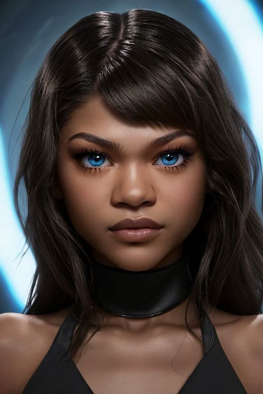 Zendaya glowing eyes model