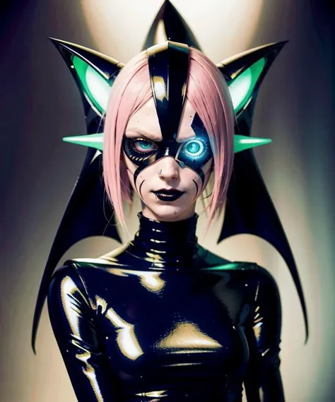 realistic digital painting portrait of a ((gothic cyber elves)), very synthesizer hair, cthulhu tomboy, blood all over the frame, ((marco zedler \(style\))), (beautiful photo by Canon 5D Mark), (Circular Reflector:0.9), (dynamic polarityplus:0.6), detailed face, (focal point on face), [naughty:sweet:0.55] smile, (blush:1.2), (depth of field), pale and disfigured skin, best quality, masterpiece, portrait,