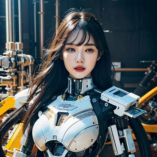 (original) , (very detailed wallpaper) , very detailed illustrations, (1 Girl) , beautiful eyes, (delicate face) , perfect detail,
((mechanical parts)), mechanical spine, mechanization, future, wide hips, laboratory, ((mecha)), stylish energy \(module\), repairing,
(best lighting) , (super complex detail) , 4K Unity, (super detailed CG: 1.2) , (8K: 1.2) , lifelike, <lora:My Girl:0.3>