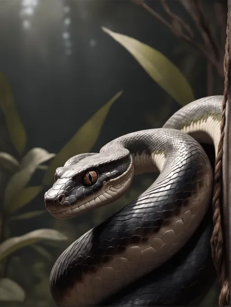 ((photo:1.2)), A snake outside dramatic lighting, dynamic pose, dynamic camera,masterpiece, best quality, dark shadows, ((dark fantasy)), detailed, realistic, 8k uhd, high quality, detailed, realistic, 8k uhd, high quality