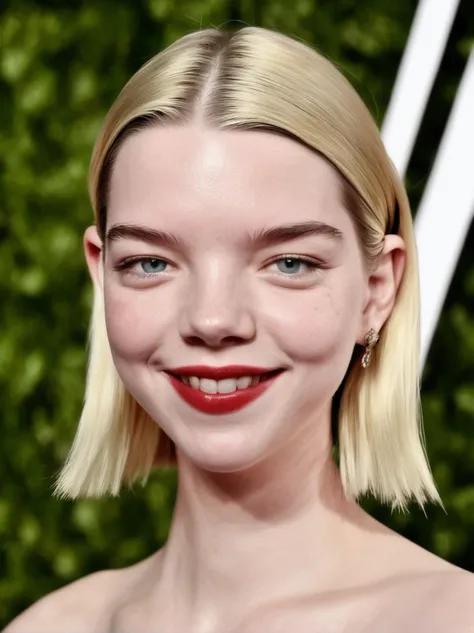 AnyaTaylorJoy, smile