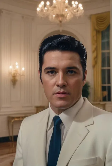 (Elvis Presley as US President from another dimension inside white house)(dodge and burn, corner edge darken vignette)(exposure POP!!! hdr extremely intricate, Sharp focus, dramatic cinematic light, (8k textures, elegant, cinematic look)(breathtaking, insane details)
<lora:LCM-LoRA-XL_V1:0.21>
<lora:SDXLHighDetail_v5:0.5>
<lora:add-detail-xl:0.5>
<lora:ral-exposure:0.2> ral-exposure <lora:sdxl_photorealistic_slider_v1:1.5>