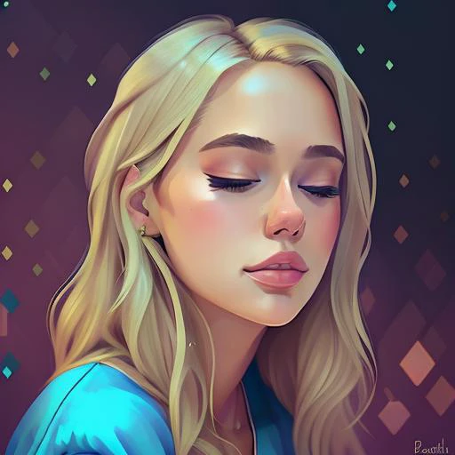 <lora:Momo_v2.5:0.5> beautiful 1girl, blonde hair, wonderdream digital art portrait painting fantasy bloom vibrant, behance hd artstation <lora:SingleLineArt-LORA:0.5> <lora:hotlineV2:1>