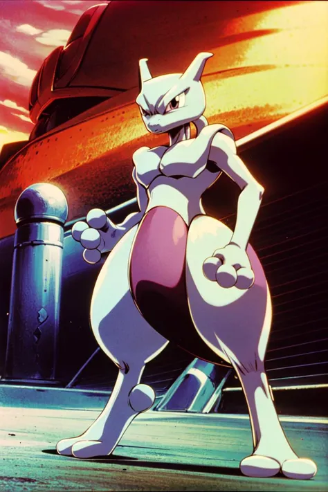 mewtwo, pokemon, <lora:pokemovies_v0_4_06wd_dadap:0.5> , pokemovies, sugimori ken, ken sugimori ken \(style\), masterpiece, 8k, best quality, <lora:mewtwo:1.0>