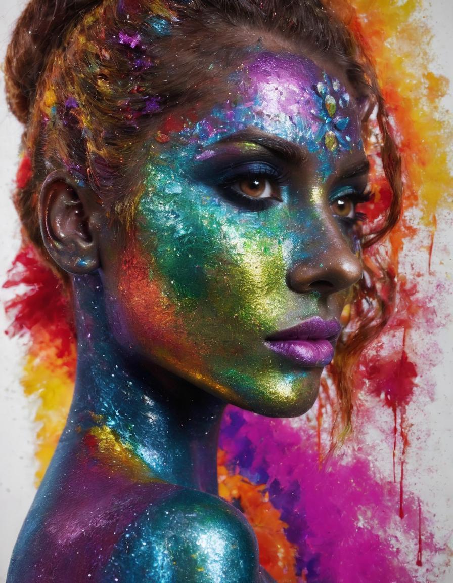 Glitter Body Paint SDXL Style LoRA v1.0