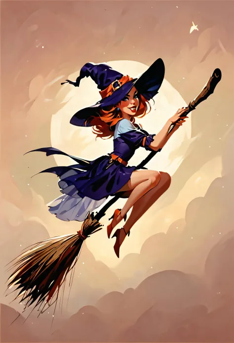score_9, score_8_up, score_7_up,<lora:Broom_Riding_PONY_XL:1>, broom riding, broomriding, broom, broom ride, 1girl, solo, witch,