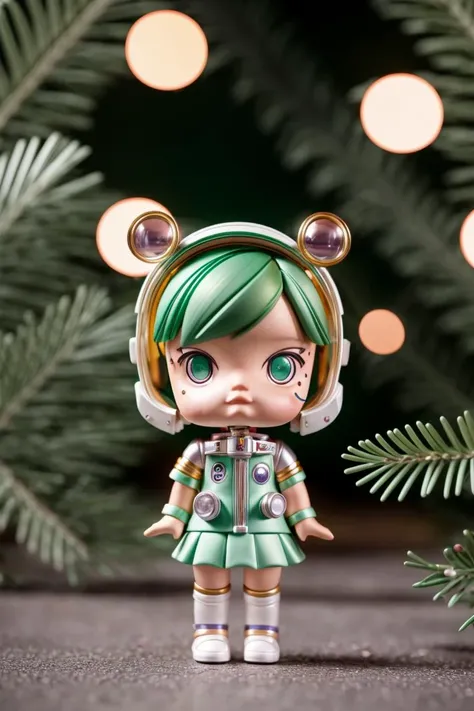 1girl, 3dmm, blindbox, portrait of chibi mollytoy toy girl wear astronaut costume, green hair, pastel background, bokeh, <lora:ARWMollytoy:1> <lora:blindbox_V1Mix:0.6>