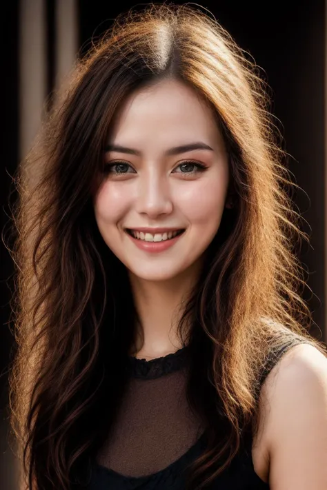 fully body photo、20 year old charming and stunning Brazilian mulatto girl、stright long hair、Detailed spots、Vein、pores(hitornfreckles:0.8)、Brown color of the skin、Beautiful face、a smile(White lace lingerie:0.5)、Very detailed bright dark blue eyes(looking in camera)、Spectacular lighting、Digital SLR、ultra-quality、sharp focus、sharp、DOF、film grains、central、fujifilmxt3、crystalline、The symmetrical composition
