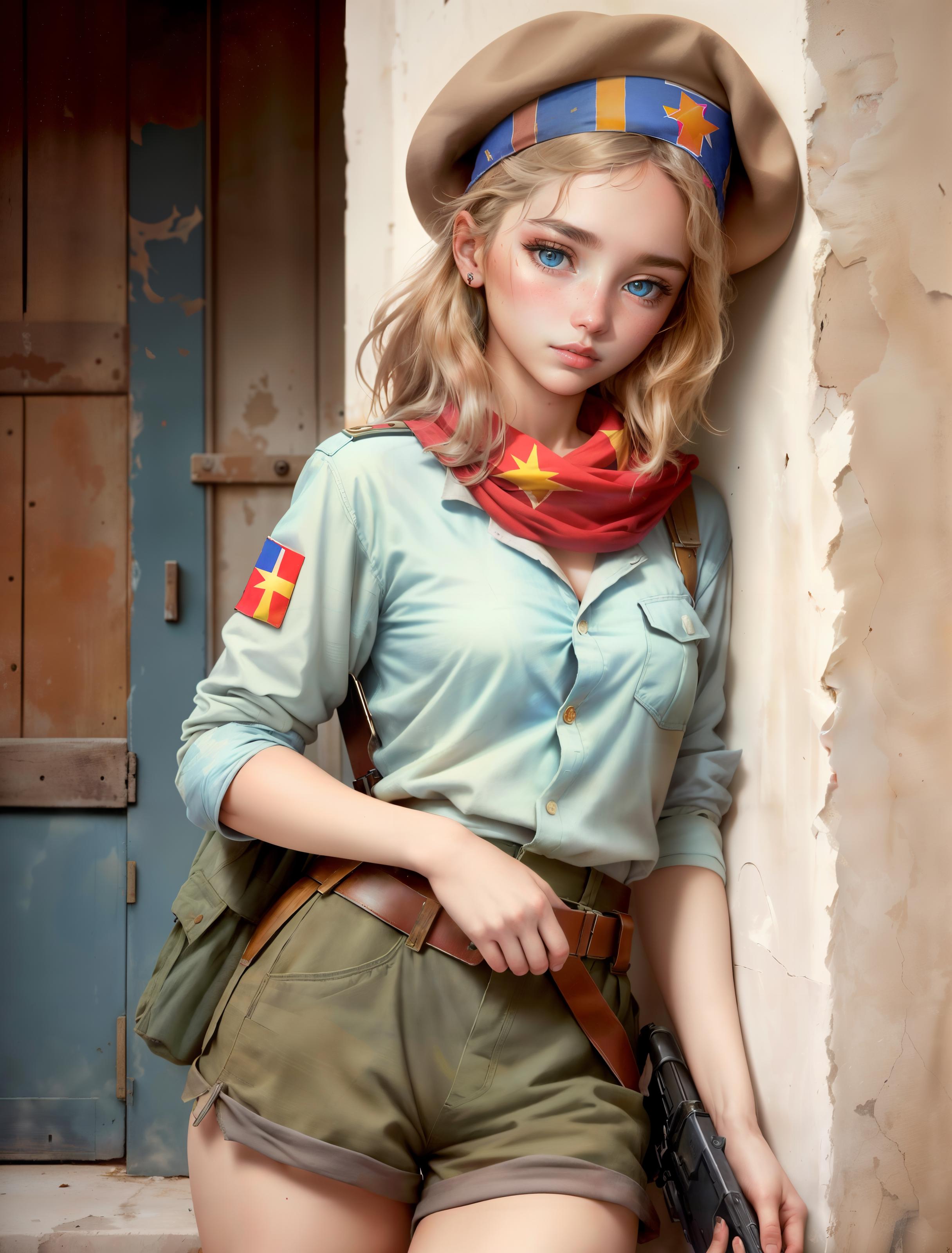 Advanced Wildcards - Female Guerilla Fighter | 先進的なワイルドカード - 女性ゲリラ戦士 |  高级通配符 - 女性游击战士 v1.0