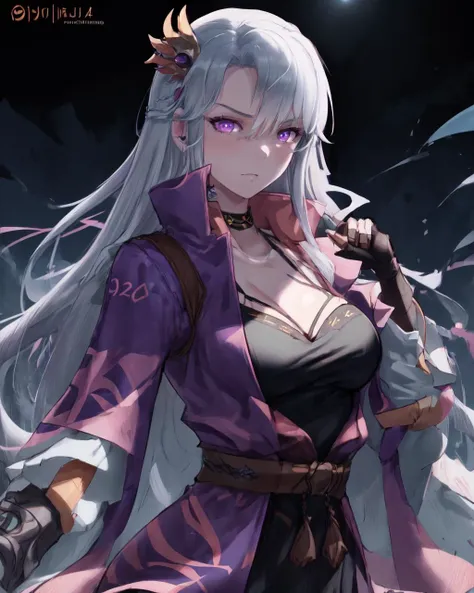 <lora:spirit_eye_celine_v1.1:0.7> spirit_eye_celine, bandaged arm, purple eyes,
(masterpiece), best quality, highres, 4k, 8k, Detailed Illustration, intricate detail, cinematic lighting, amazing quality, 1girl, fit female, amazing shading, soft lighting, facing camera, perfect eyes