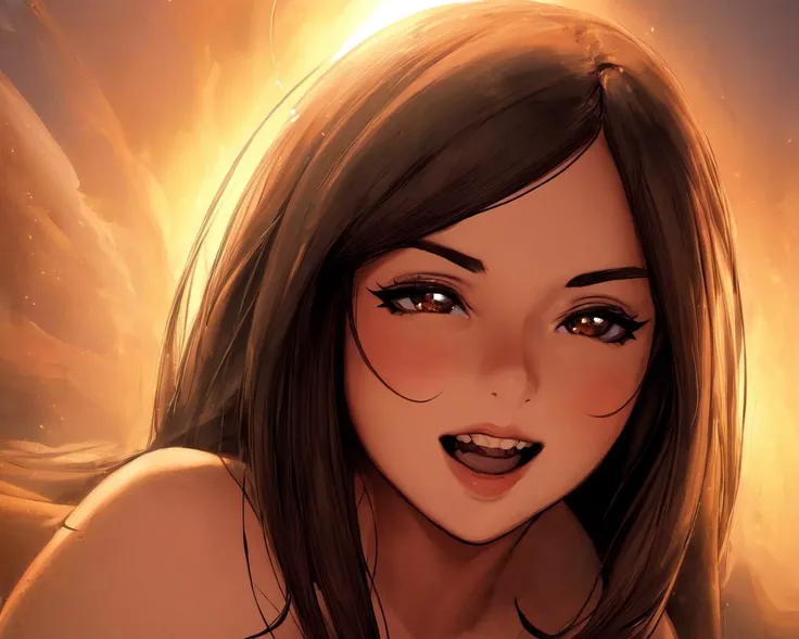 <lora:Hyung style:0.7> cute woman, face closeup, opened mouth, detailed face, smile,(detailed teeth), dynamic angle,
(masterpiece), best quality, highres, 4k, 8k, Detailed Illustration, intricate detail, cinematic lighting, amazing quality, amazing shading, soft lighting